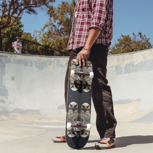 Skateboard Portrait d'oiseaux feuillés (Extérieur 2)