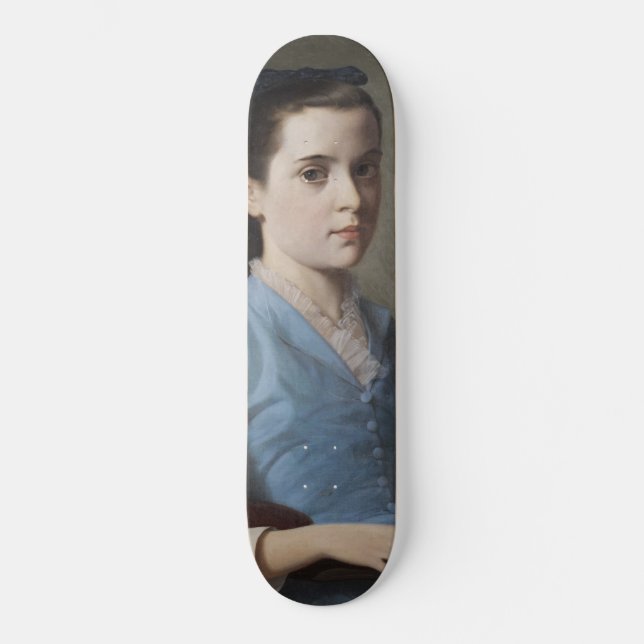 Skateboard Portrait d'une fille élégante (par Leloir) (Recto)