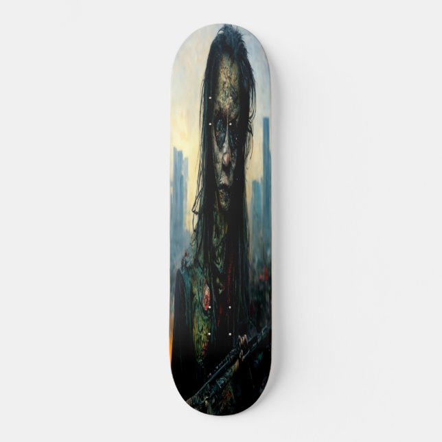 Skateboard Portrait of a Girl Zombie (Vorderseite)