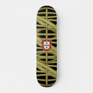 Skateboard Portugal Sphère armillaire et blason