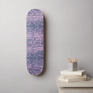 Skateboard Poster de animal Snakeskin rose