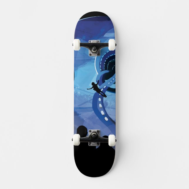Skateboard Poster de voyage Retro Space - Jupiter's Moon Euro (Recto)