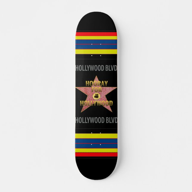 Skateboard Poster Hollywood Blvd. Patinage (Devant)