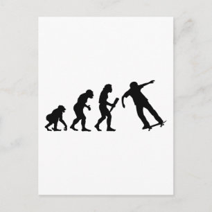 Skateboard Postkarte