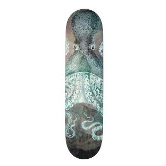 Skateboard Poulpe vintage nautique