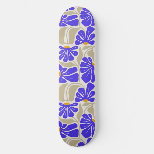 Skateboard Prancha Skate Flower (Recto)