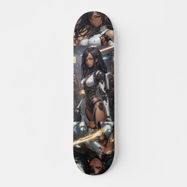 Skateboard Présentation de Neutrino Jem, le cyborg extraordin (Devant)