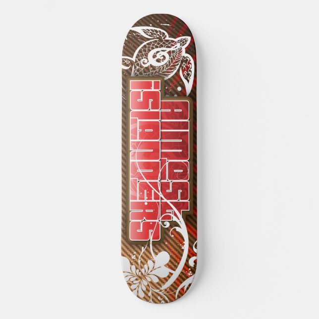 Skateboard Presque planche à roulettes 1 d'insulaires (Recto)