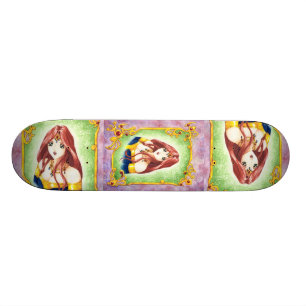 Skateboard Princesse d'Anime