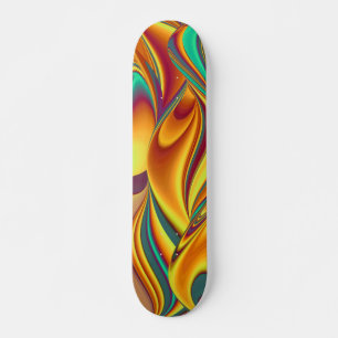 Skateboard Printemps Été Automne Fleurs Magie