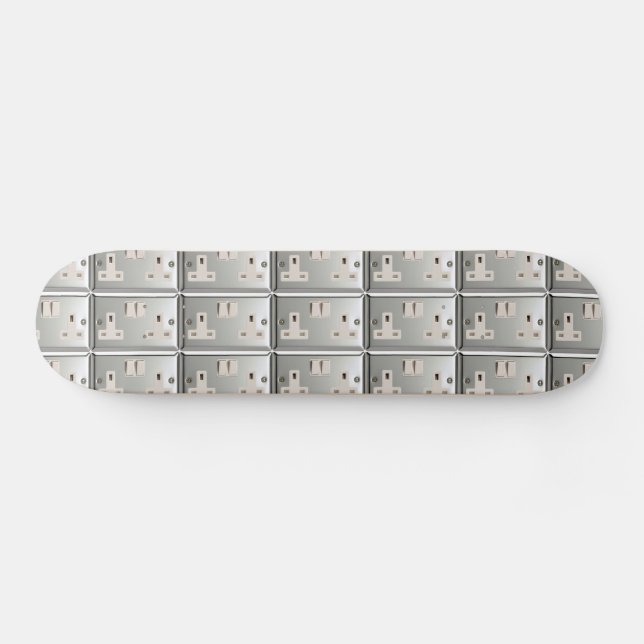 Skateboard Prise USB AC BS 1363 [British Standard] (Horz)