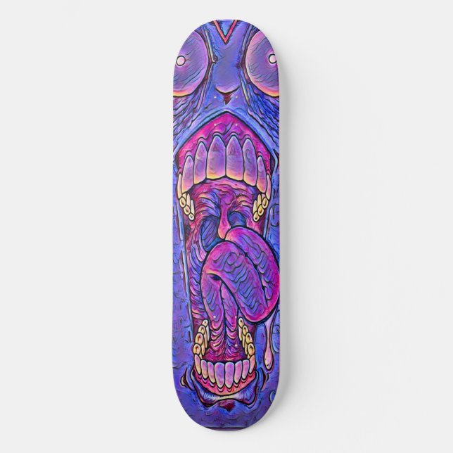Skateboard Pro panneau de saucisse d'élément fol de monstre (Recto)