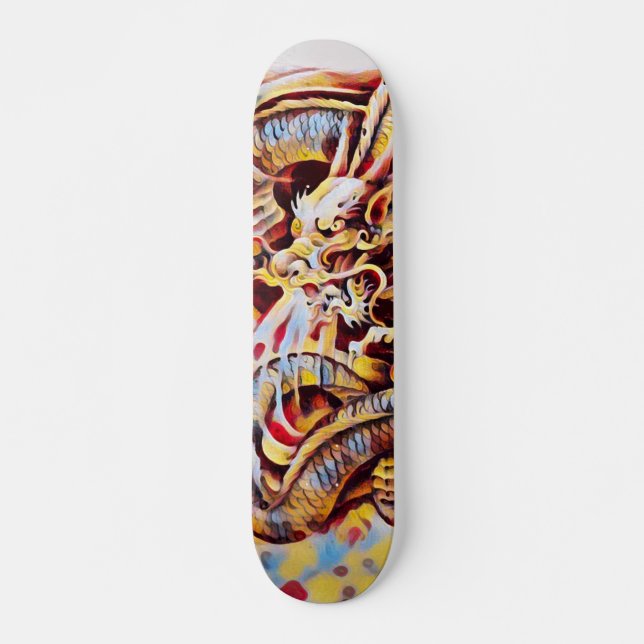 Skateboard Pro panneau des Yakuza de dragon d'élément urbain (Devant)