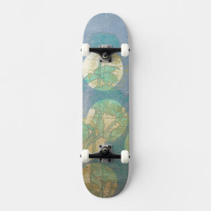 Skateboard Projecteur I floral