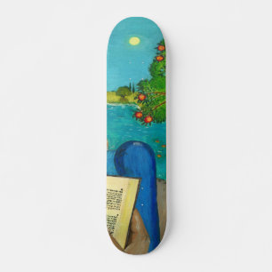 Skateboard Psalm 1 - Man reads Psalm 1 in Hebrew Bible
