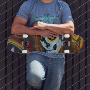 Skateboard - Psychedelic Street Art