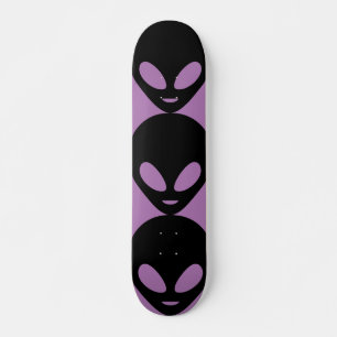 SKATEBOARD PURPLE SKATEBOARDS ALIEN COOL