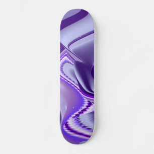 Skateboard Purple Snow Dream, Imaginaire Abstrait Rainbow-Art