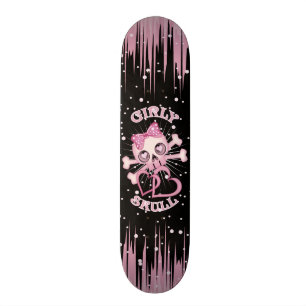 Skateboard Raie Girly de crâne
