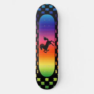 Skateboard Rainbow horse Skate