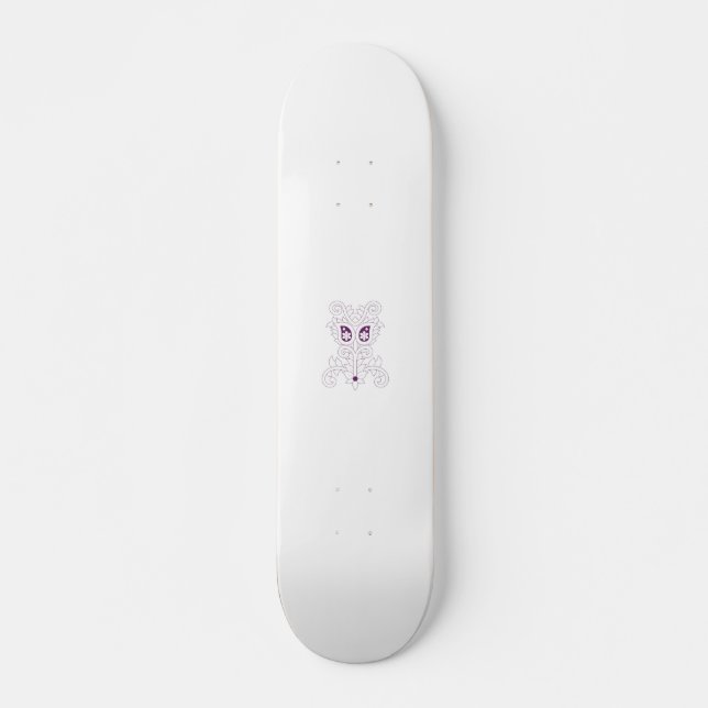 Skateboard Raisin violet, Raisin, Fleur de miel (Devant)