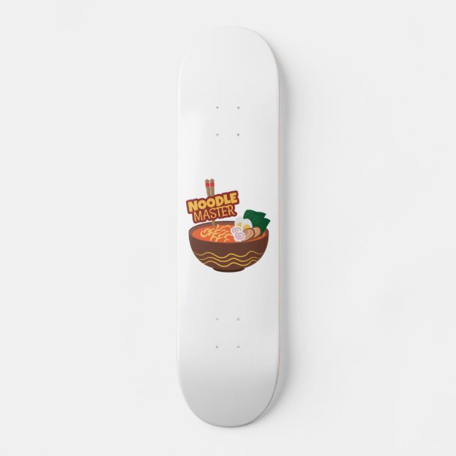 Skateboard Ramen Noodle Master Funny Japonais Idée cadeau (Recto)