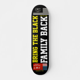 Skateboard RAMENER LA FAMILLE NOIRE PLANCHE À REPASSER, Pont