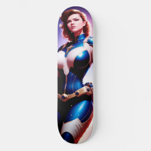 Skateboard Ranger d'espace Sci Fi féminin des années 50 Vivid