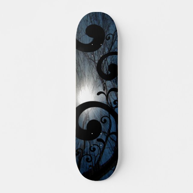 Skateboard Râpe nocturne (Devant)