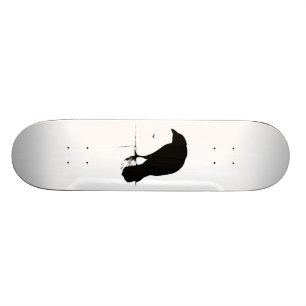 Skateboard Raven vintage - Goth customisé rappelle Ravens