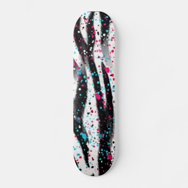 Skateboard Rayures (Recto)