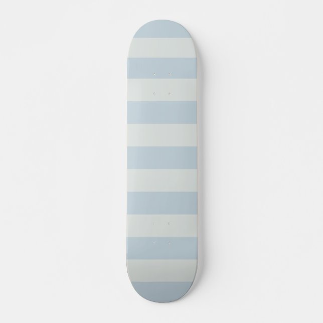 Skateboard Rayures bleu clair (Devant)