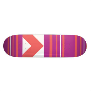 Skateboard Rayures minces pourpres