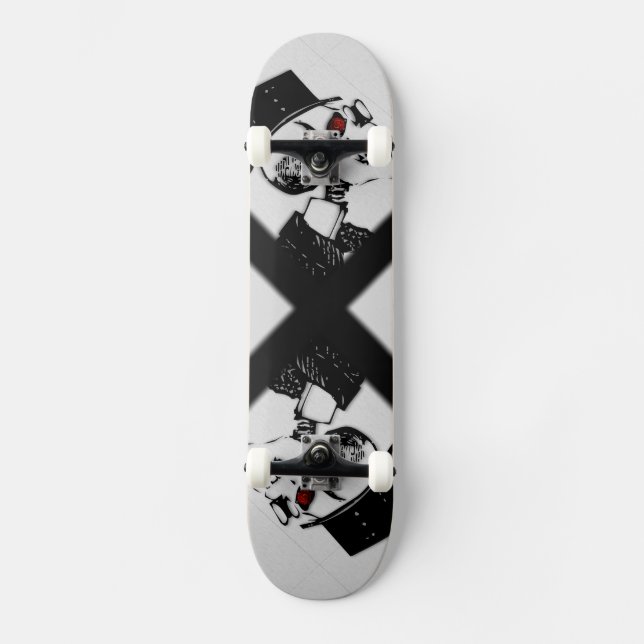 Skateboard Red Eye Preacher Skeleton Skeleton Skboard (Recto)