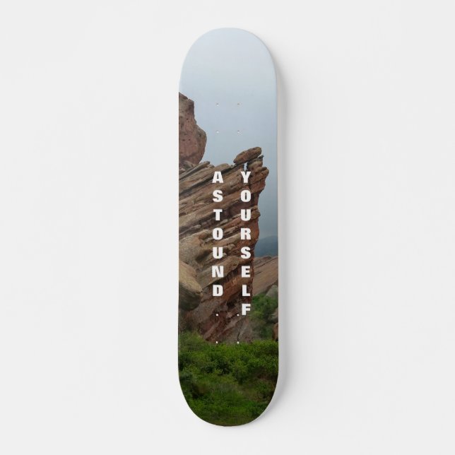 Skateboard Red Rocks Colorado Planche à Roulettes Paysage (Devant)