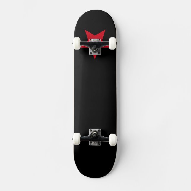 Skateboard Red Star (Recto)