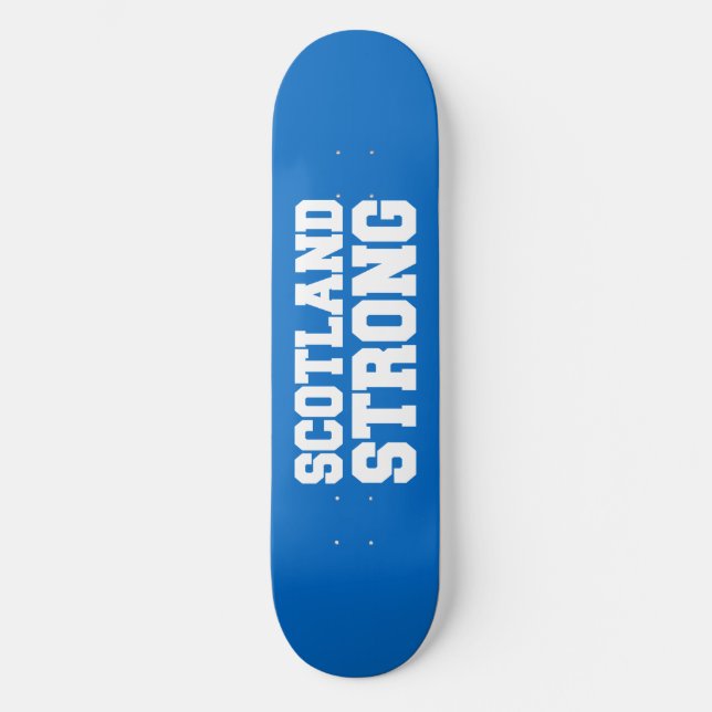 Skateboard Référendum écossais sur le bleu (Recto)