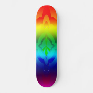 Skateboard, Regenbogen-Friedenssymbol Skateboard
