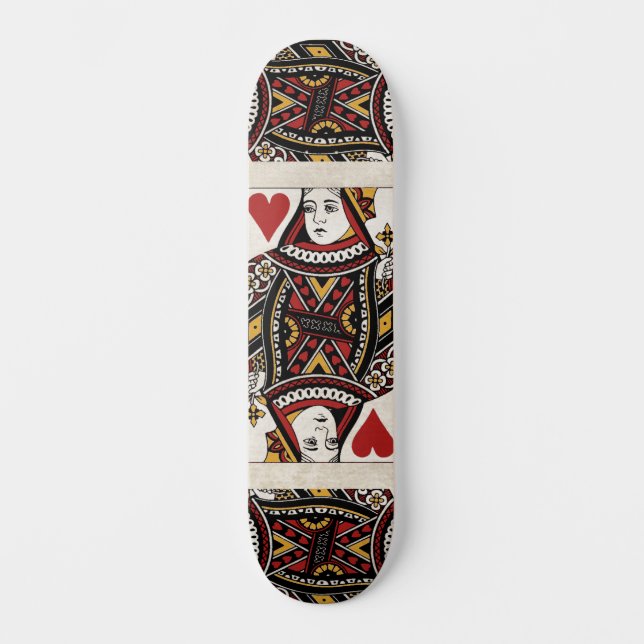 Skateboard Reine des Coeurs (Recto)