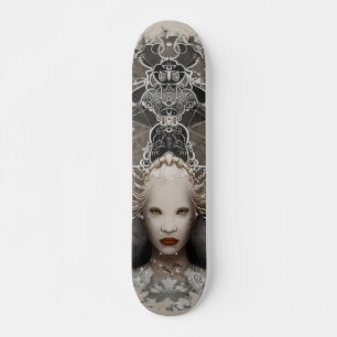 Skateboard Reine des neiges Imaginaire sur le trône avec hib