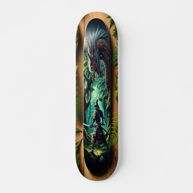 Skateboard Rencontre mythique dans la forêt (Devant)