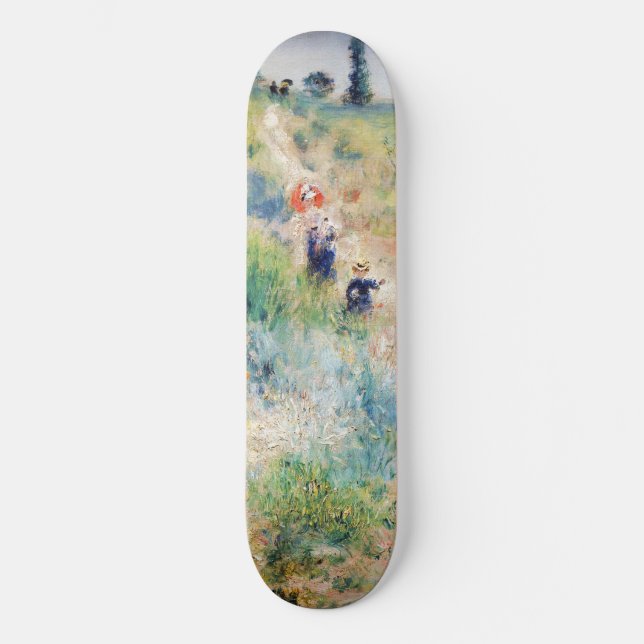 Skateboard Renoir - Chemin menant à travers l'herbe haute (Recto)