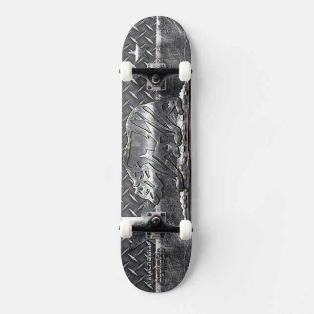 Skateboard RÉPUBLIQUE DE CALIFORNIE Acier Grunge Coupes Diama (Recto)