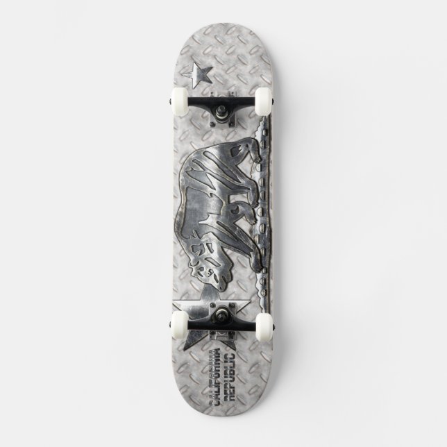Skateboard RÉPUBLIQUE DE CALIFORNIE Acier Grunge Coupes Diama (Recto)
