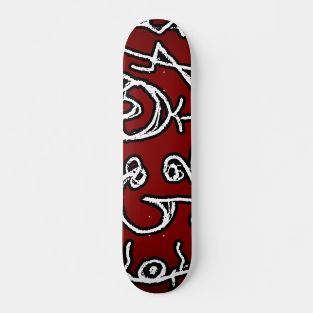 Skateboard Réserves ethniques Conception d'impression (Devant)