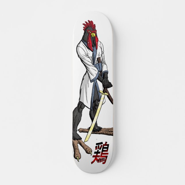 Skateboard Retour de la planche à roulettes samouraï de (Devant)