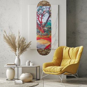 Skateboard Retraite spirituelle Nature Paysage Méditation Arb