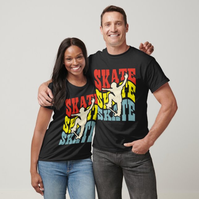 Skateboard-Retro-Geschenk für Skateboard T-Shirt (Unisex)
