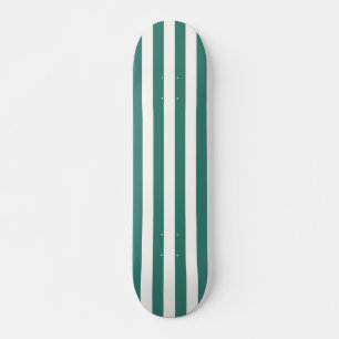 Skateboard Retro Preppy Sportswear Stripes - Field Green