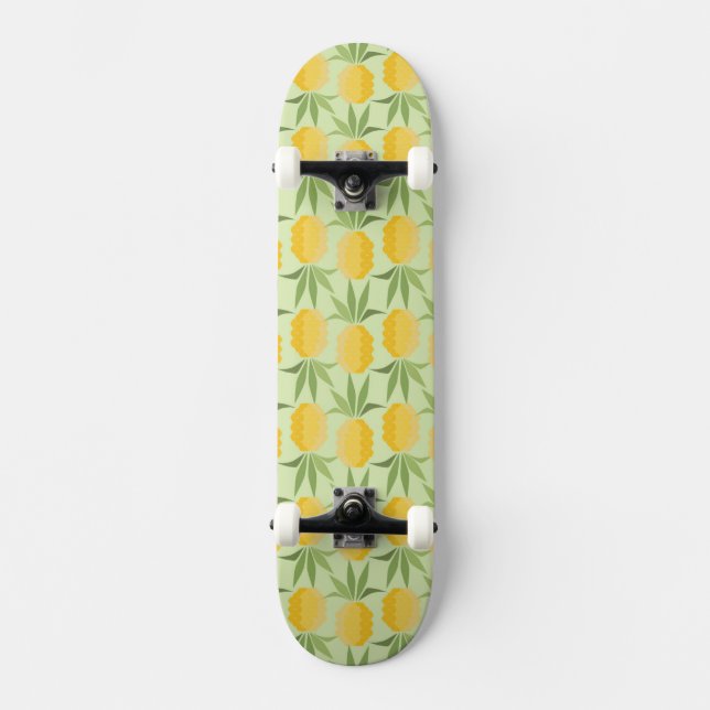 Skateboard Rétros ananas (Recto)